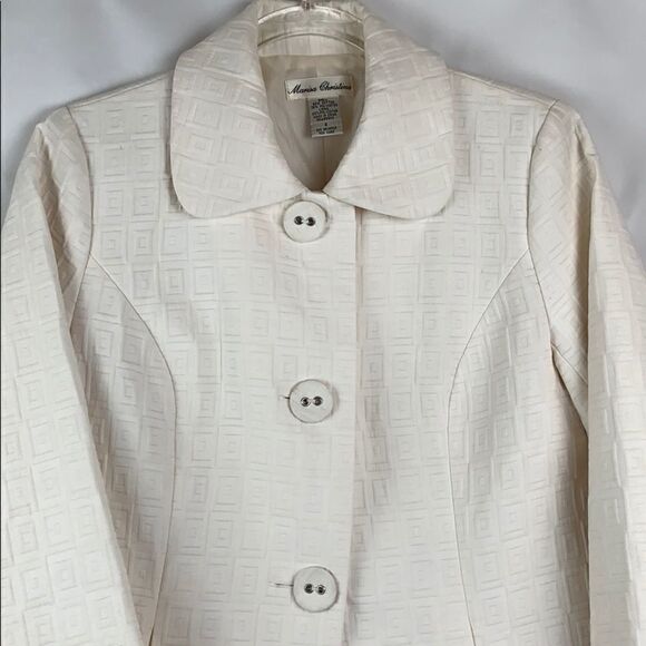 Marissa Christina cream textured jacket - Picture 2 of 8